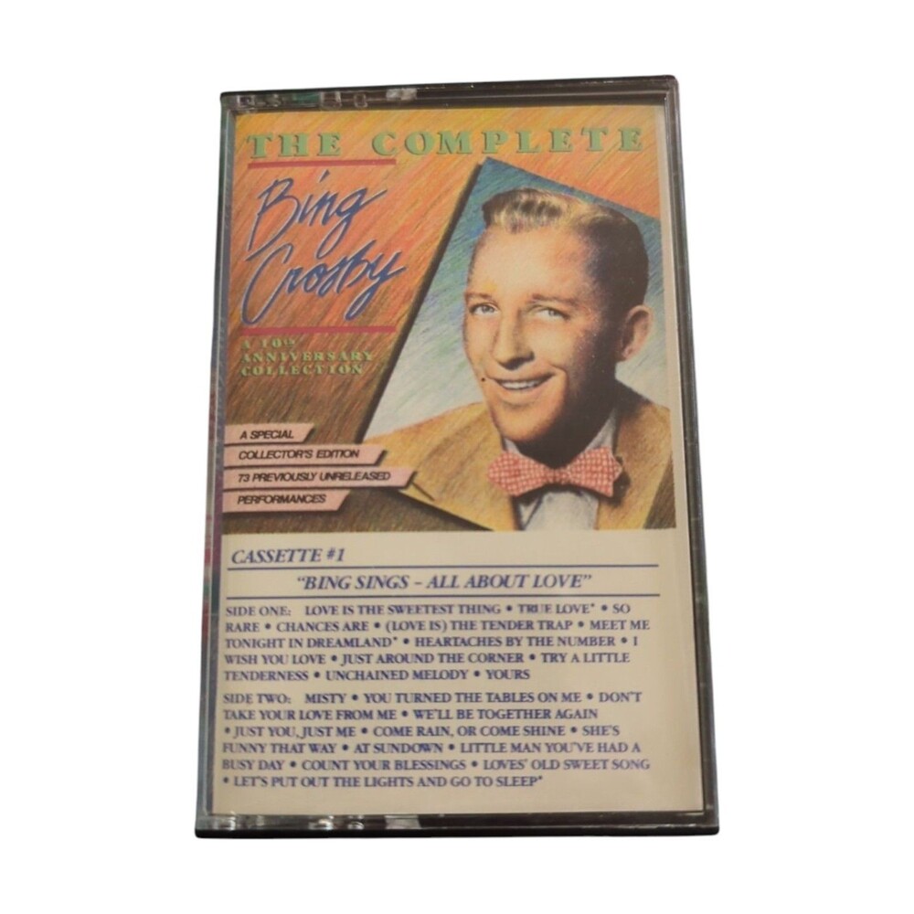 The Complete Bing Crosby Cassette Tape Number One 10th Anniversary True Love